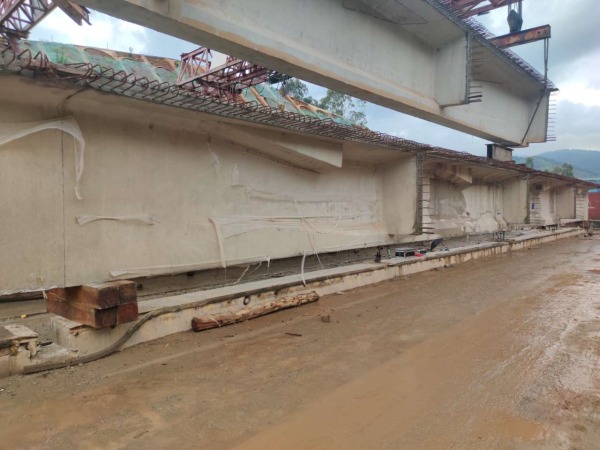 預制T梁管道摩阻檢測