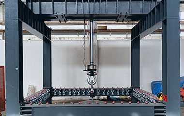 邊坡柔性防護網頂破試驗設備